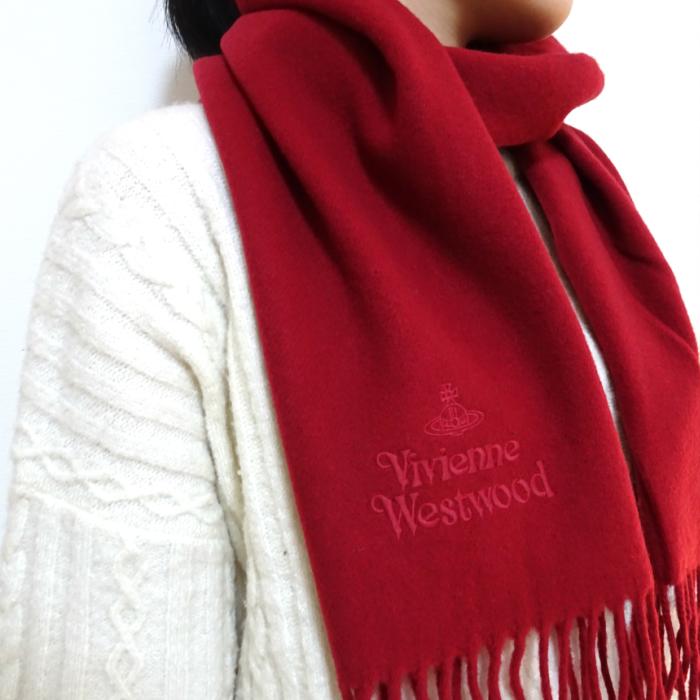 Vivienne Westwood ヴィヴィアンウエストウッド マフラー VIVIAN Vivienne Westwood ヴィヴィアンウエストウッド マフラー VIVIAN