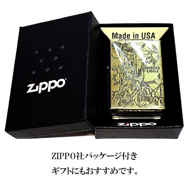ZIPPO（ジッポー） ライター ユーズド加工 HAUNTED CASTLE ジッポ 幽霊