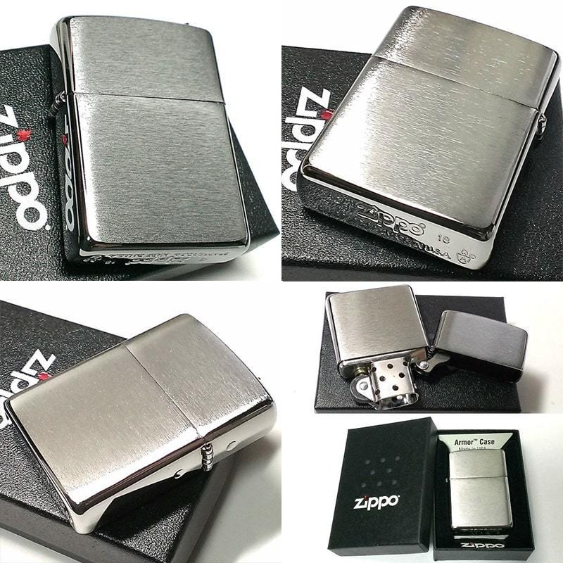 ZIPPO（ジッポー） ライター ギフトセット ジッポ アーマー シルバー