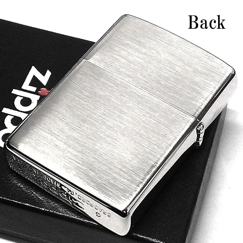 ジッポ ZIPPO ライター  canadian ライター シルバー ZIPPO（ジッポー） ライター プラチナドラゴン ジッポ シルバーサテン