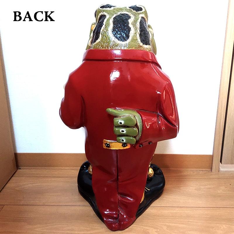 置物 レストラン フィギュア フロッグバトラー オブジェ カエル 大きい アンティーク 蛙 ビンテージ 玄関 レトロ アメリカン 雑貨_2