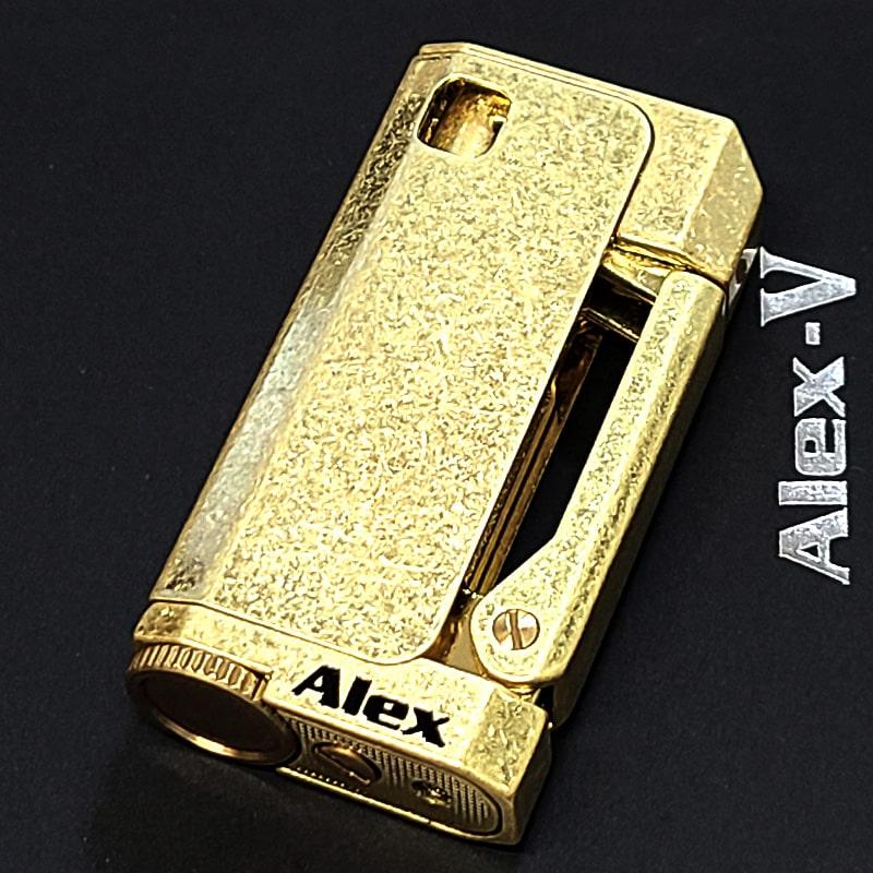 オイルライター アレックス5 重厚 ブラスバレル おしゃれ ワイルド