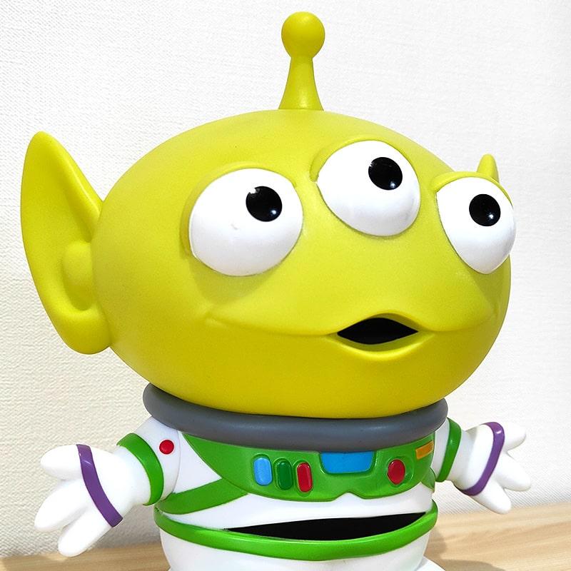 ディズニー　トイストーリー　エイリアン　貯金箱　陶器　リトルグリーンメン ディズニー トイストーリー エイリアン 貯金箱 陶器 リトル