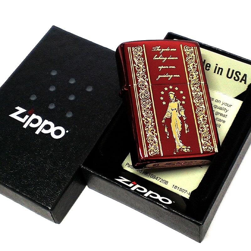 ZIPPO（ジッポー） ライター マリア ジッポ レッド＆ゴールド AveMaria