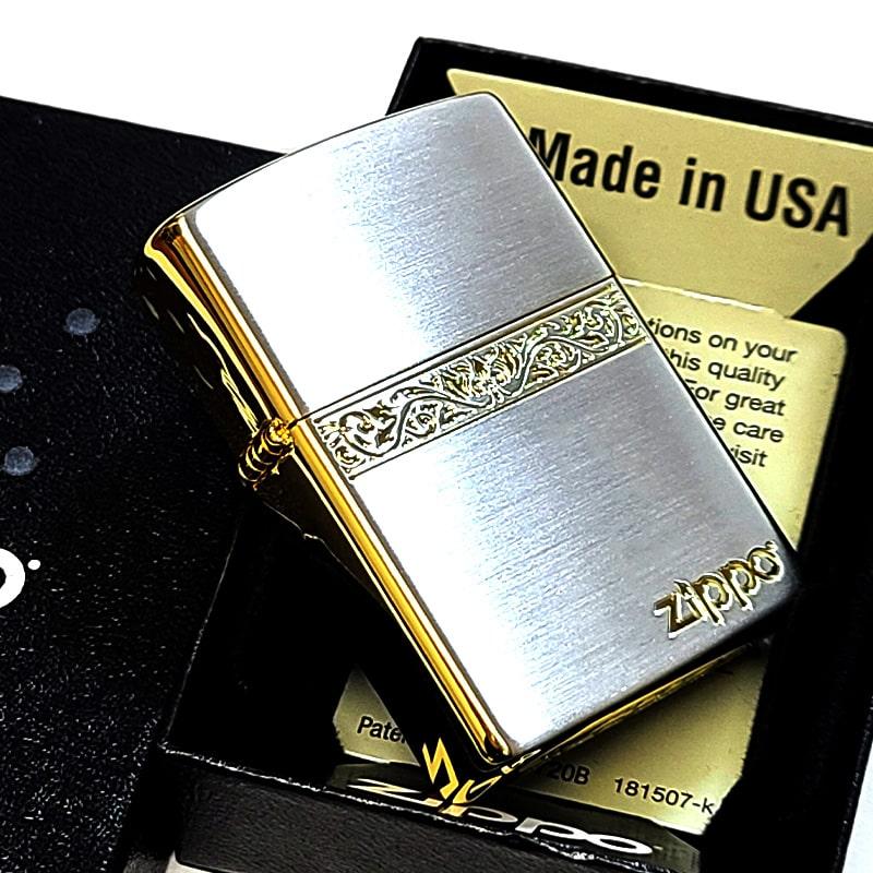ZIPPO（ジッポー） ライター アラベスクライン シルバー＆ゴールド