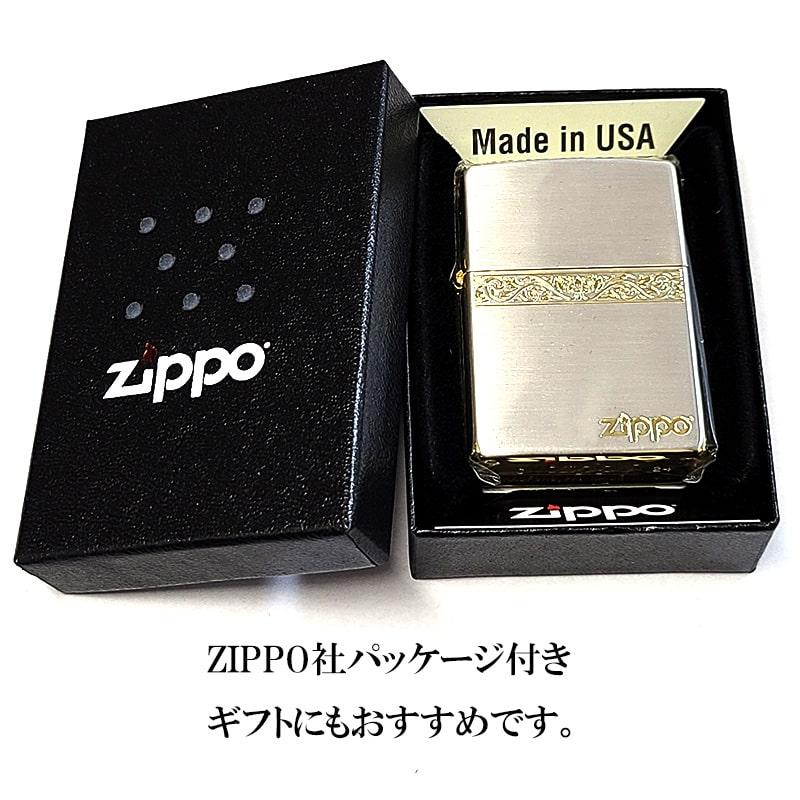 ZIPPO（ジッポー） ライター アラベスクライン シルバー＆ゴールド