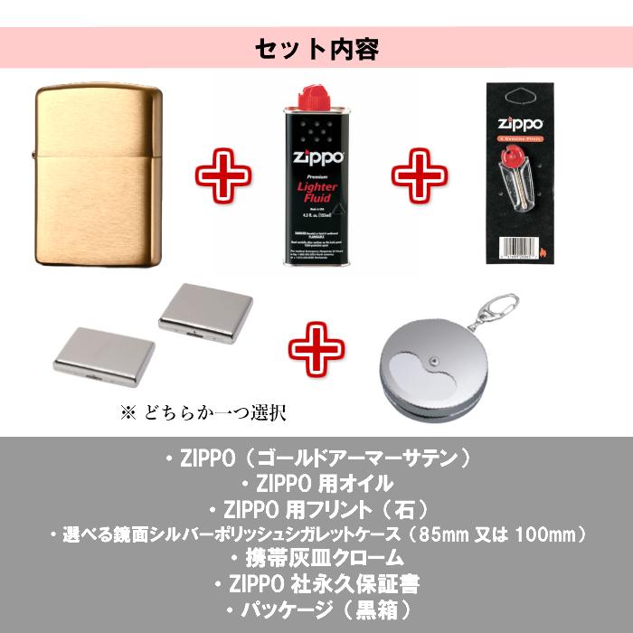 日本全国送料無料 ZIPPO アーマー携帯灰皿オイルタンク4点セット