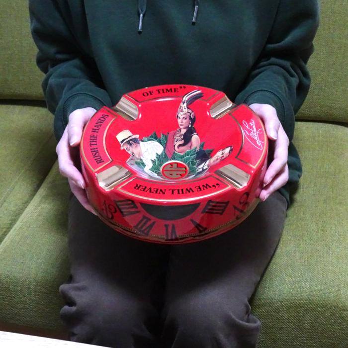 シガー灰皿 ARTURO FUENTE アルトゥーロ・フエンテ 葉巻専用 レッド