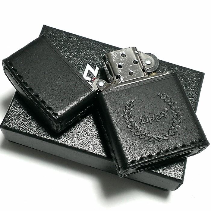 Zippo ライター 革巻き ブラック ジッポ ロゴデザイン レザー シンプル 本牛革 黒 かっこいい 皮 メンズ 渋い B 7 Zippoタバコケース喫煙具のハヤミ 通販 Yahoo ショッピング