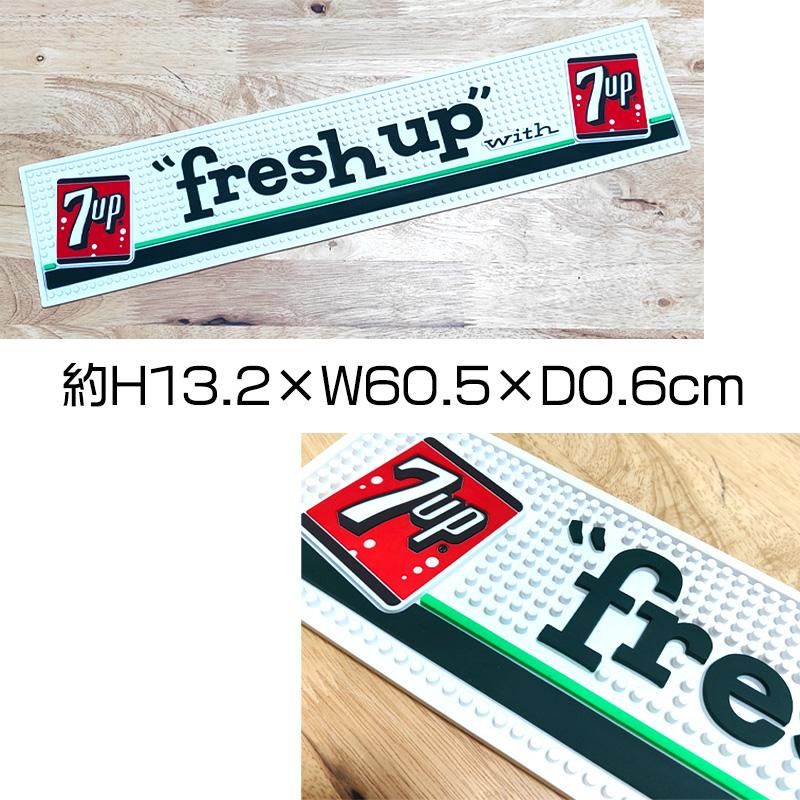 昭和レトロ セブンアップ 7UP カウンター レジ マット コカコーラ 希少