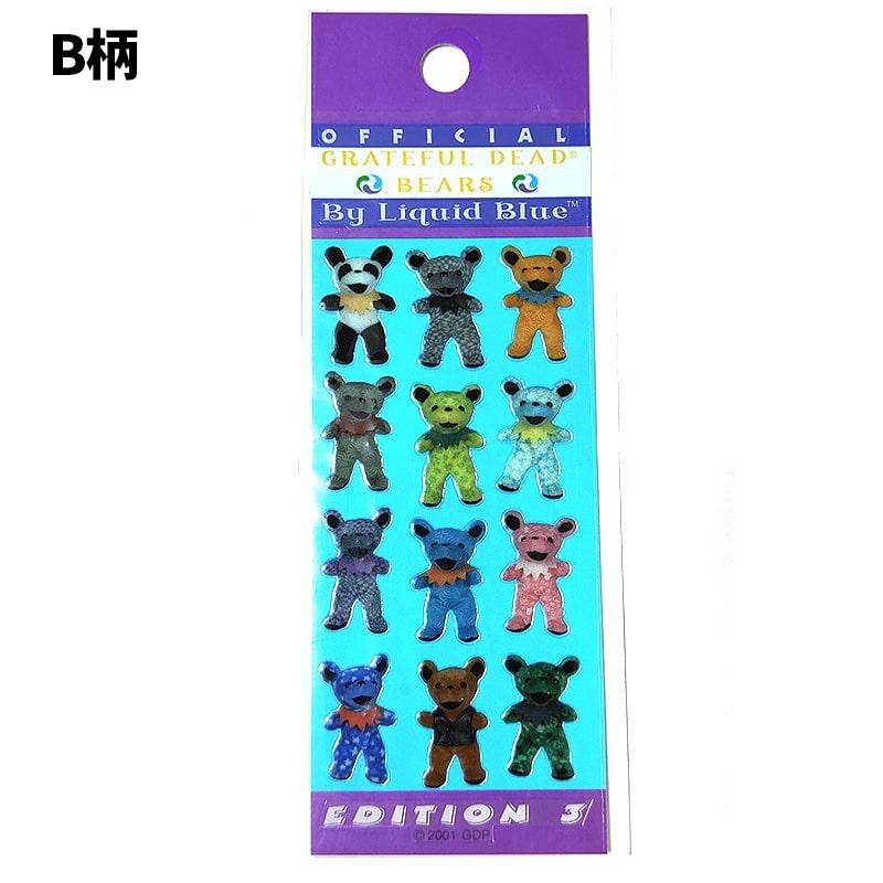 ステッカー デッドベア 可愛い シール グレイトフルデッド 選べる