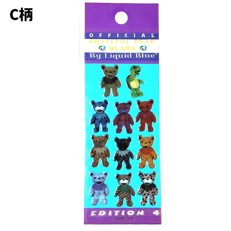 ステッカー デッドベア 可愛い シール グレイトフルデッド 選べる