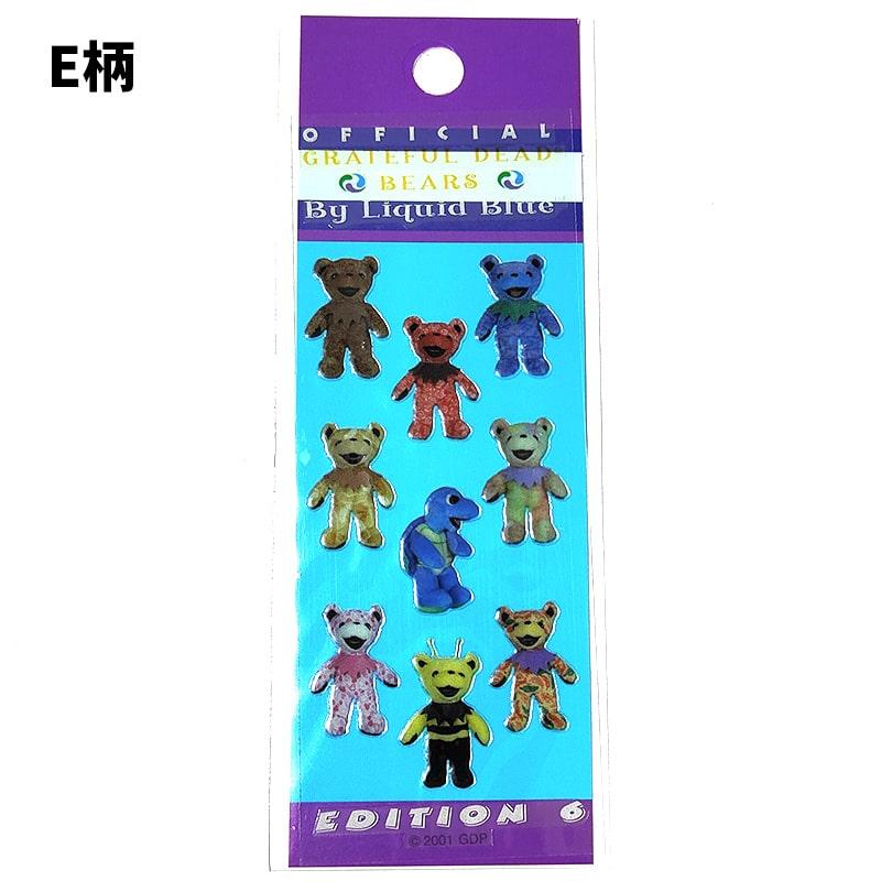 ステッカー デッドベア 可愛い シール グレイトフルデッド 選べる
