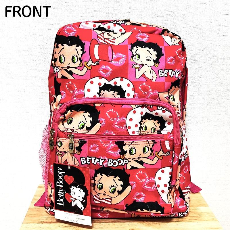 BETTY BOOP リュックサック ベティ・ブープ バックパック ピンク BETTY BOOP リュックサック ベティ・ブープ バックパック ピンク