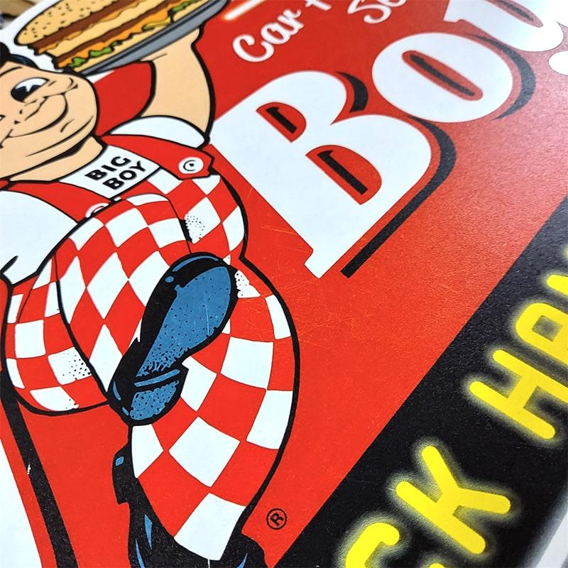アメリカン レトロ 訳あり ブリキ看板 おしゃれ Bob's Big Boy