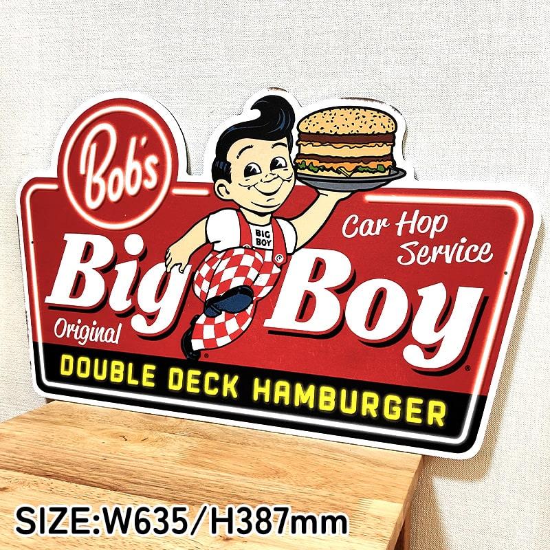 アメリカン レトロ 訳あり ブリキ看板 おしゃれ Bob's Big Boy