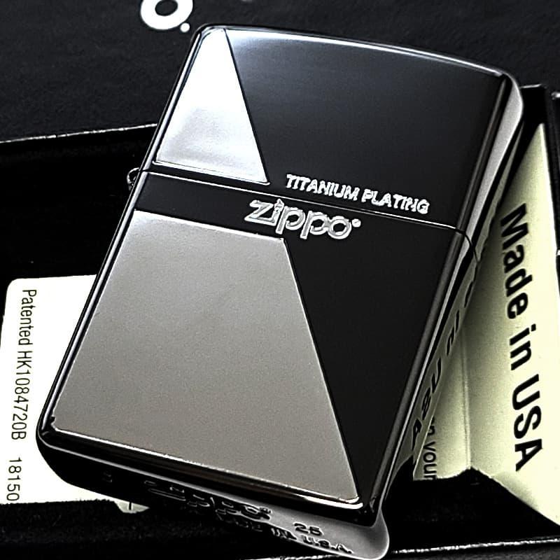 ZIPPO（ジッポー） ブラックチタン&ニッケル ジッポ ライター
