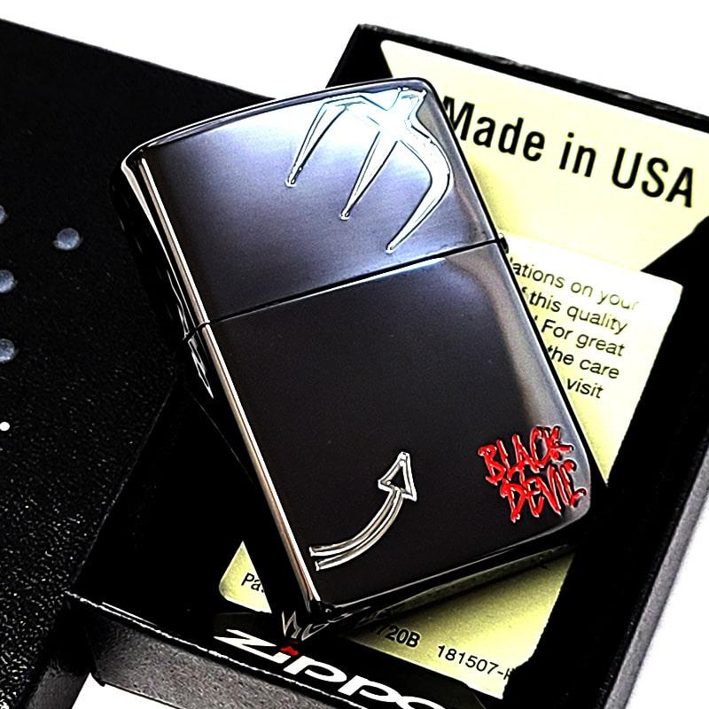 ZIPPO（ジッポー） ライター ブラックデビル 両面柄 ジッポ 悪魔