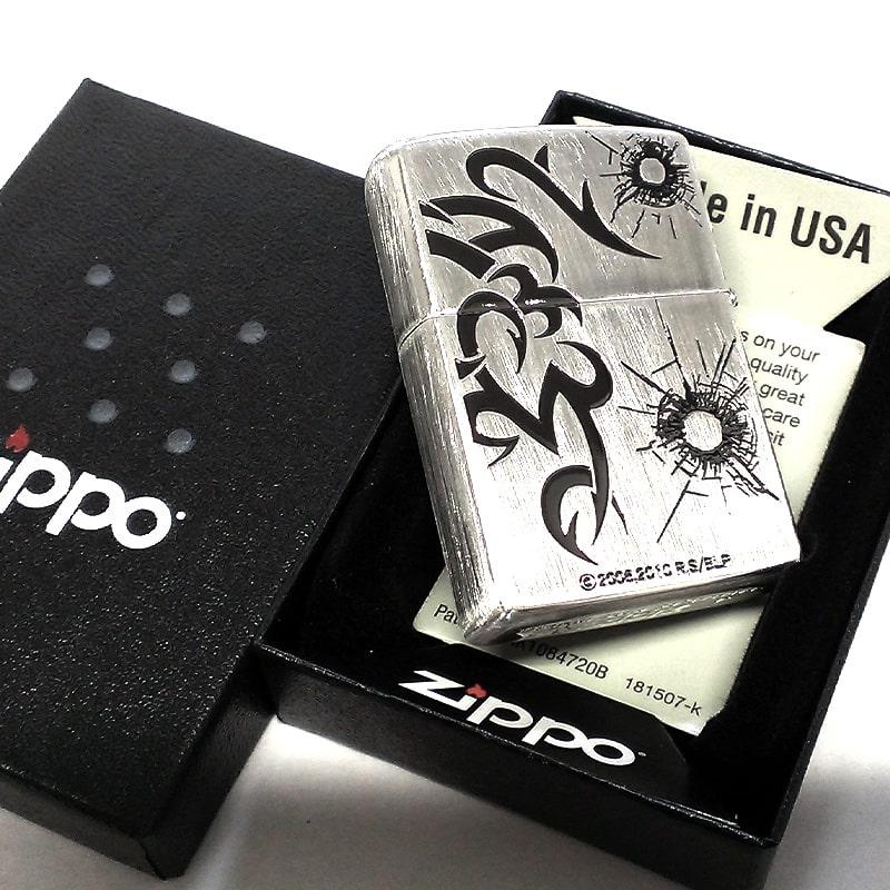 zippo ブラックラグーン レヴィ 両面デザイン 特殊加工 2024年製 ZIPPO ライター ブラックラグーン レヴィ ジッポ シルバー 両面