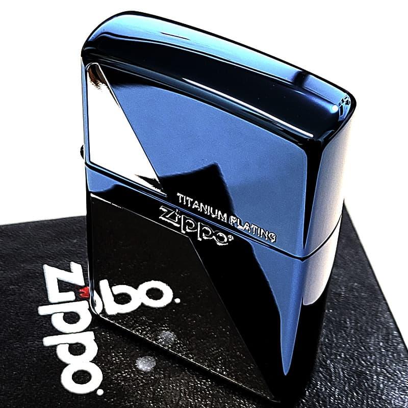 ZIPPO（ジッポー） ライター ブルーチタンコーティング ジッポ ロゴ