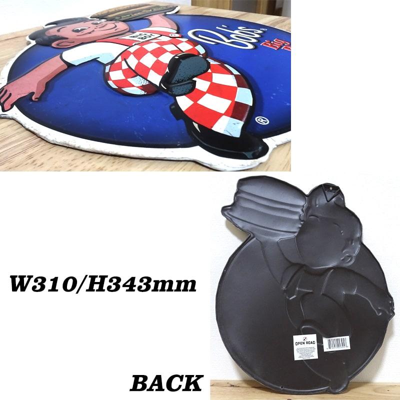 アメリカン レトロ ブリキ看板 可愛い Bob's Big Boy エンボス アメリカン レトロ ブリキ看板 可愛い Bob's Big Boy エンボス