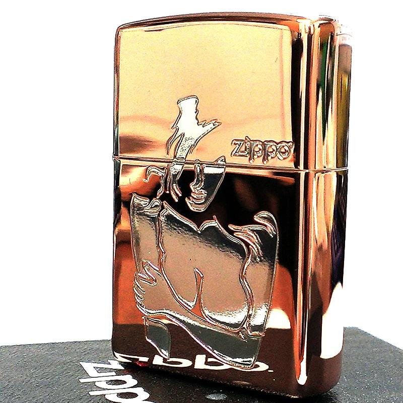 ZIPPO（ジッポー） ライター シルエット セクシー かわいいピンク