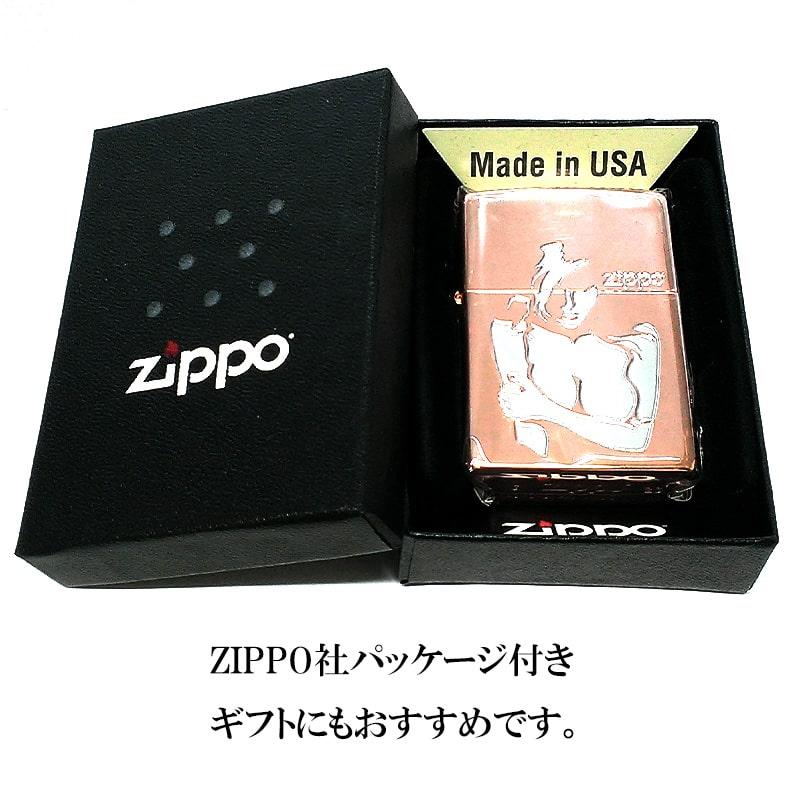 ZIPPO（ジッポー） ライター シルエット セクシー かわいいピンク