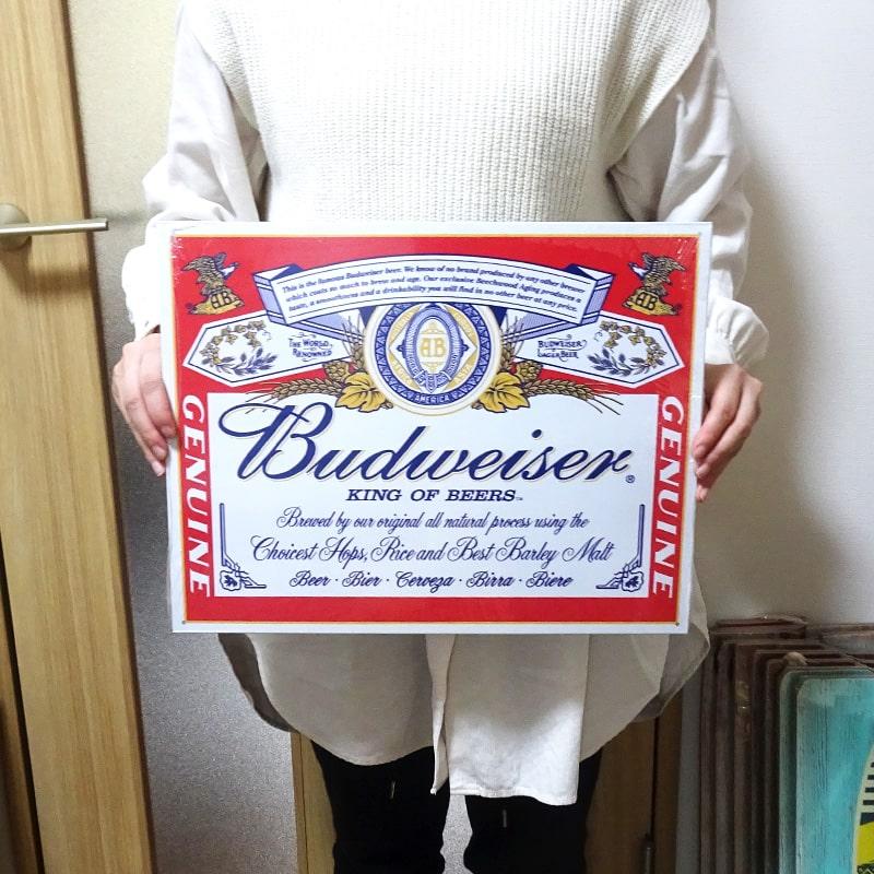 バドワイザーBudweiser 壁掛け看板インテリアディスプレイ