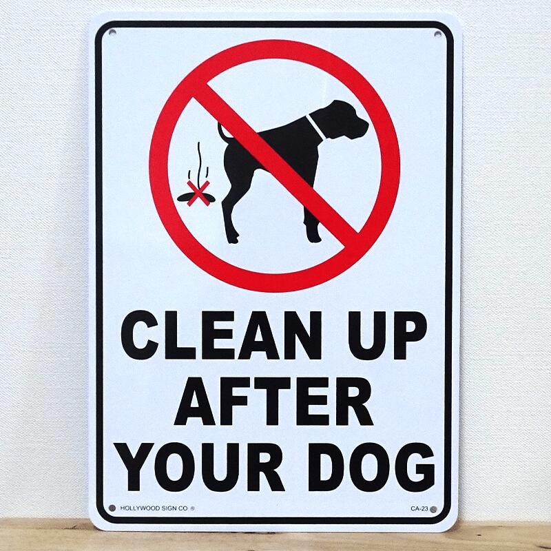ロードサイン　犬看板　DOG WASTE Pet Waste Signs by Dornbos Sign & Safety Inc.