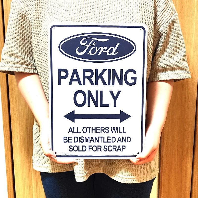アメリカン レトロ サインボード おしゃれ フォード 看板 パーキング