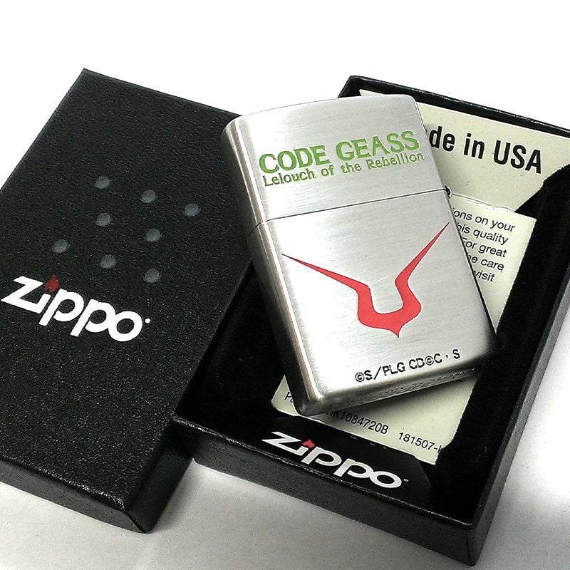 ZIPPO アニメ コードギアス 反逆のルルーシュ C.C.シルバー ジッポ ライター 銀 両面加工 彫刻 色差し かわいい キャラクター メンズ