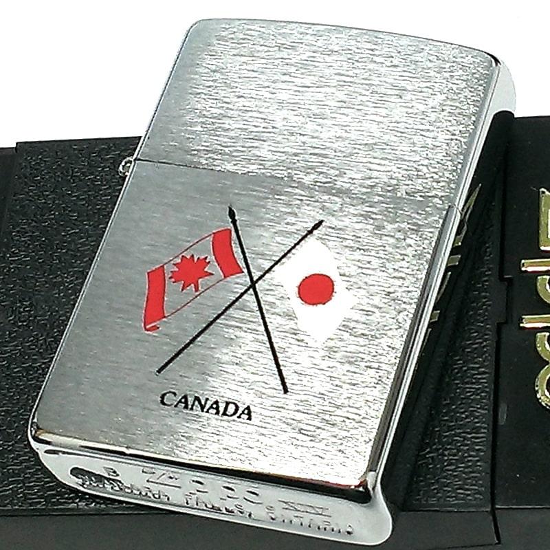 【メール便不可】 レア ライター ZIPPO 1点物 ジッポ 国旗 1998年製 カナダ製 その他