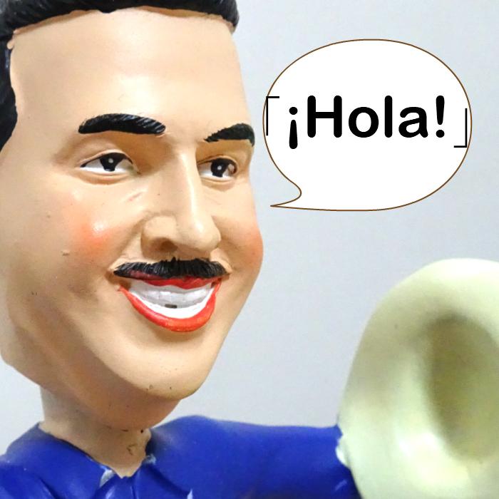 カリートフエンテ 首振り人形 バブルヘッド人形 フィギュア 喫煙