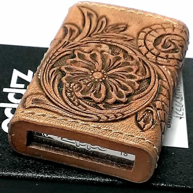 ZIPPO（ジッポー） ライター 本革巻き ジッポ カオス シェリダン
