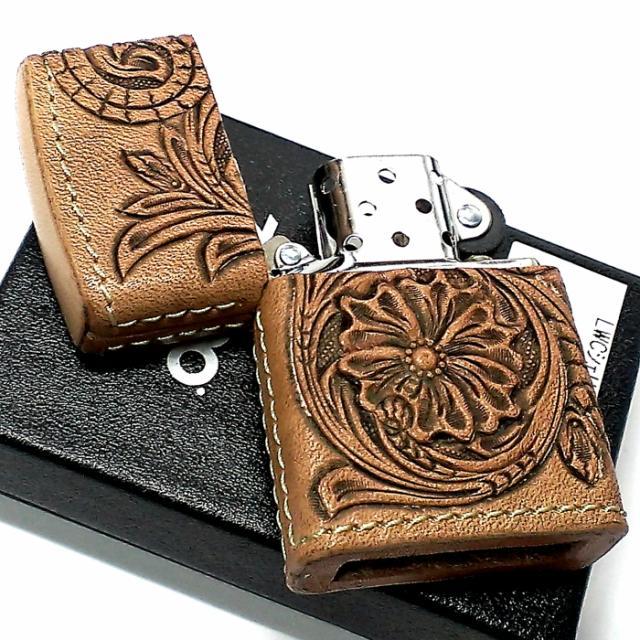 ZIPPO（ジッポー） ライター 本革巻き ジッポ カオス シェリダン