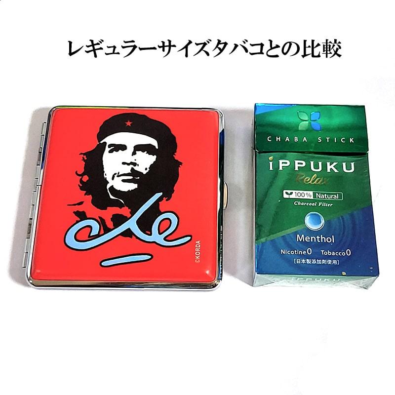 シガレットケース 銘柄 チェ・ゲバラ レッド CHE コンパクト 20本収納