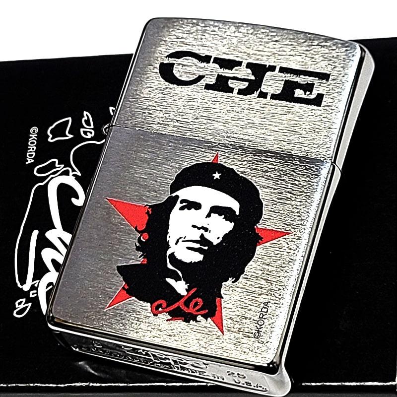 ZIPPO 銘柄 チェ・ゲバラ かっこいい CHE シルバーサテン ジッポ