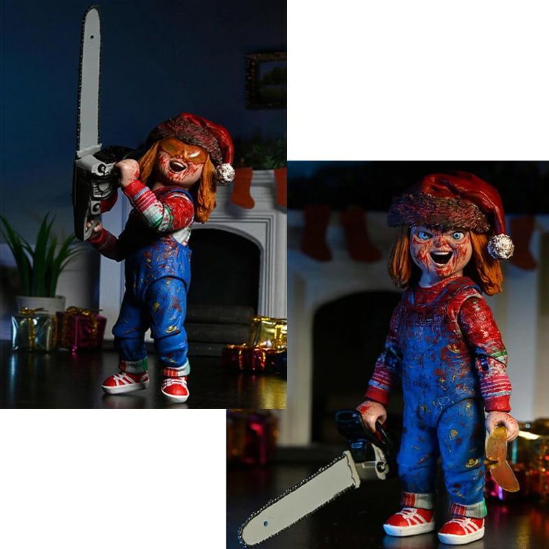 チャッキー　ウィッグつき　フィギュア フィギュア チャッキー アクションフィギュア Holiday Chucky 映画
