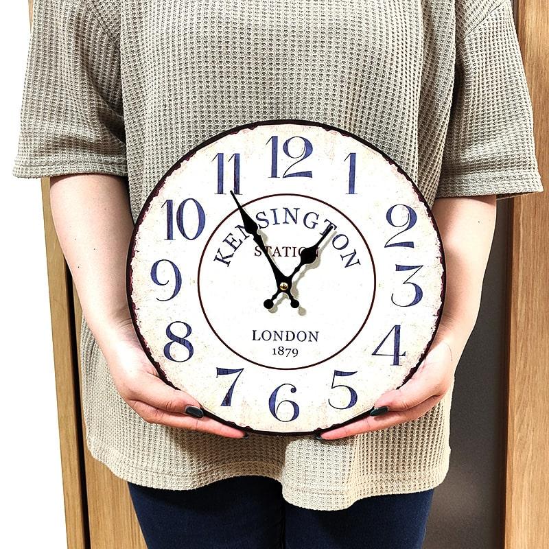 掛時計 マーキュリー 壁掛け アメリカン 雑貨 ホワイト ウォール