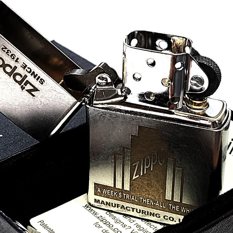 Zippo ジッポー　PT-FILLED 刻印　貴重 ZIPPO（ジッポー） ジッポー社デザイン 深彫レーザー彫刻 ライター