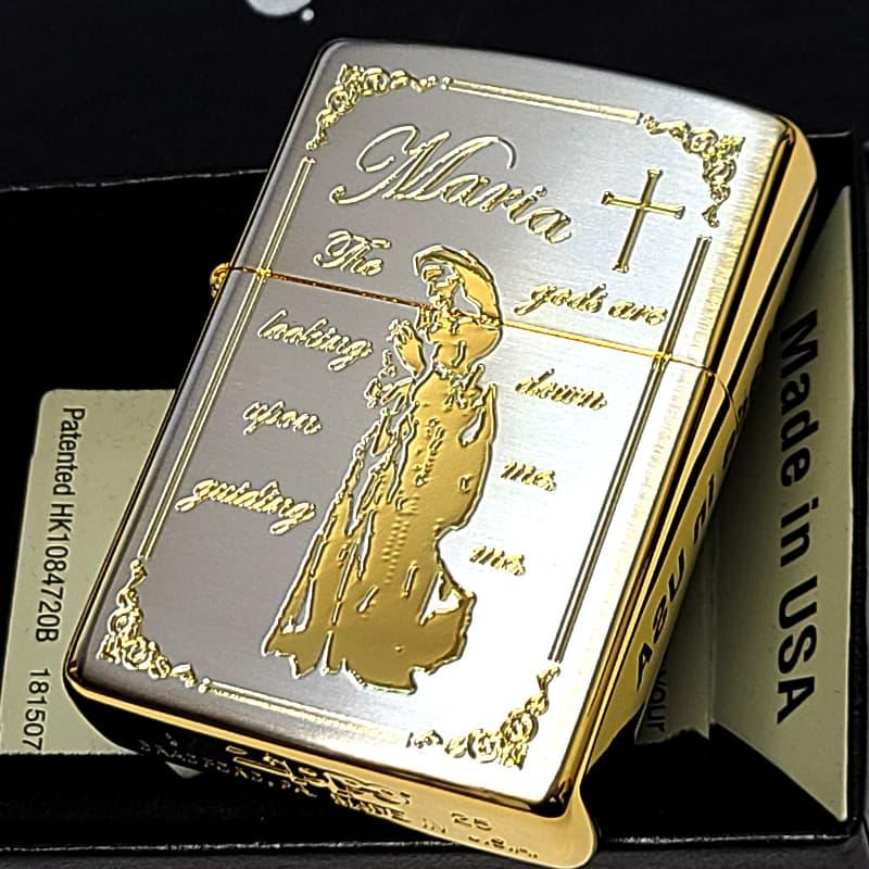 ZIPPO（ジッポー） マリア&クロス ジッポ ライター おしゃれ シルバー