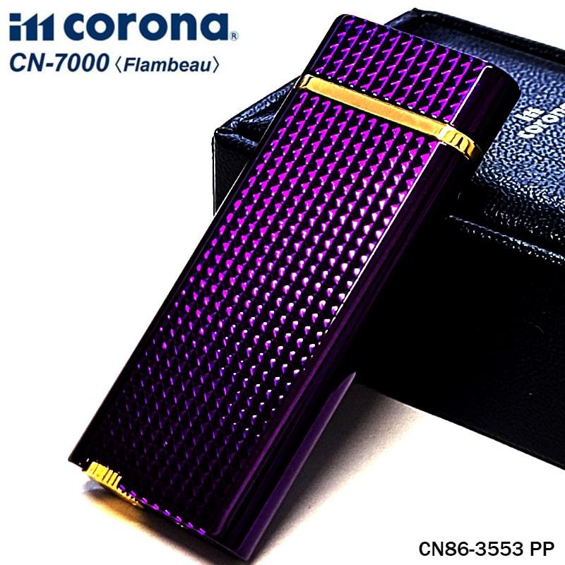 イムコロナ ガスライター パープル ガス注入式 im corona Flambeau