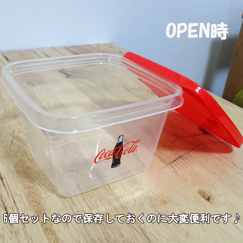 Coca Cola（コカコーラ） 保存容器 6個セット かわいい アンティーク
