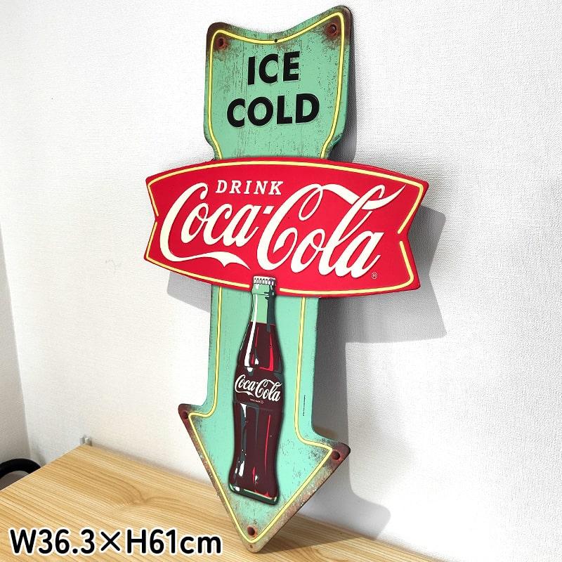 Coca Cola メタルサイン コカコーラ ブリキ看板 ガレージ COCA
