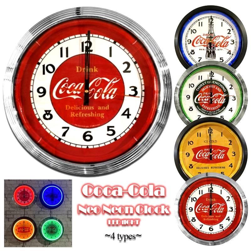 コカコーラ 時計 ネオンクロック LEDライト レッド ブルー グリーン イエロー レトロ Coca・Cola アメリカン PJ-NC 雑貨 おしゃれ  かわいい 箱入り : coca-cola-neoneonclock : Zippoタバコケース喫煙具のハヤミ - 通販 - Yahoo!ショッピング