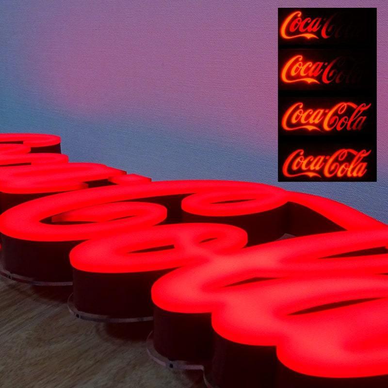 コカ・コーラ LEDライト ガレージ 看板 ネオン レタリングサイン 電飾看板 レッド インテリア コーラ アンティーク 個性的 壁掛け｜hayamipro｜03