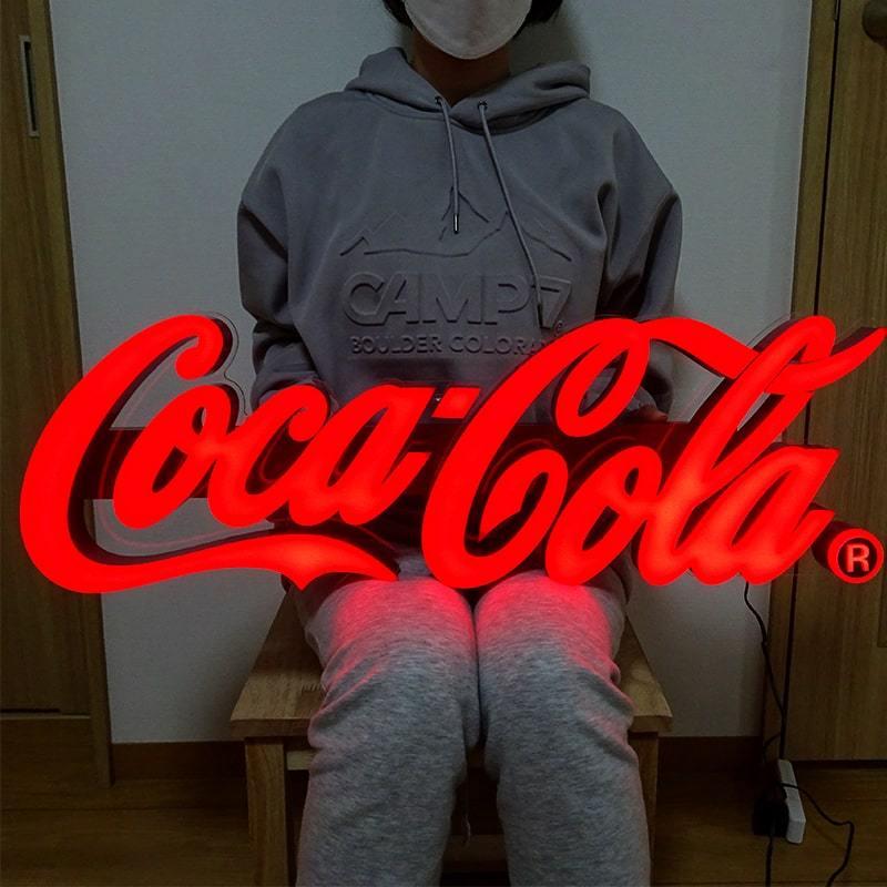 Coca Cola コカ・コーラ LEDライト ガレージ 看板 ネオン Coca Cola コカ・コーラ LEDライト ガレージ 看板 ネオン