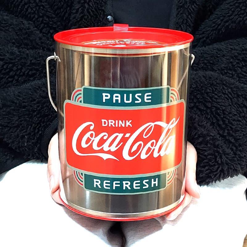 Coca Cola（コカコーラ） 小物入れ クリア キャニスター 正規 