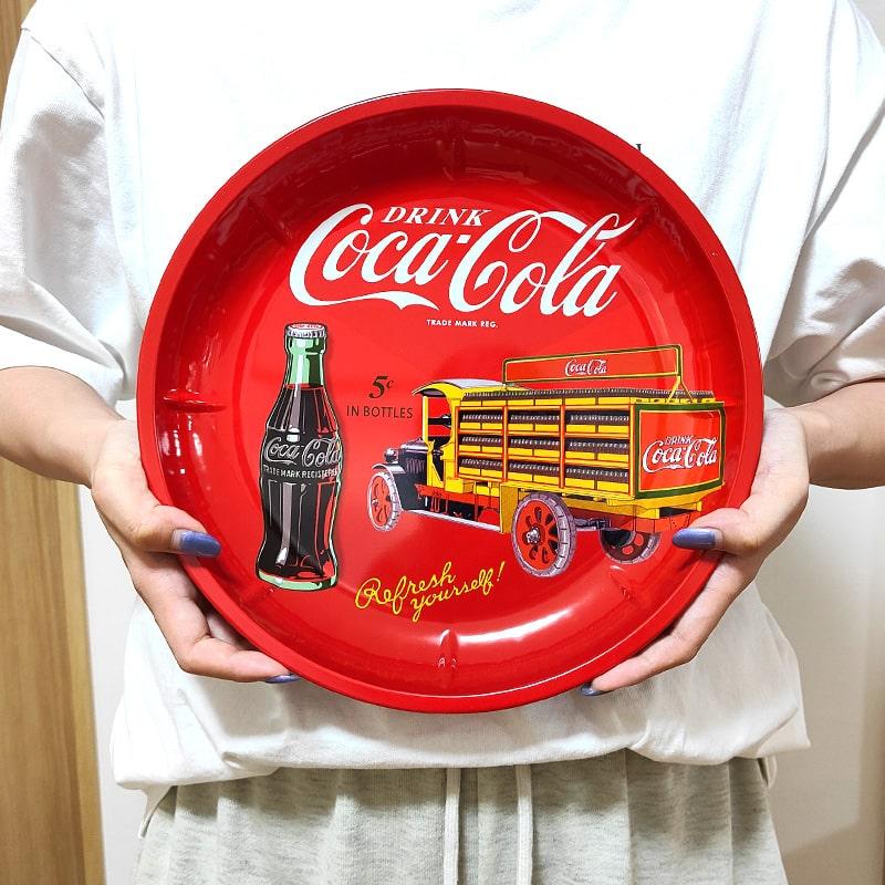 Coca Cola コカ コーラ セービングボウル ティン お皿 丸型 COCA