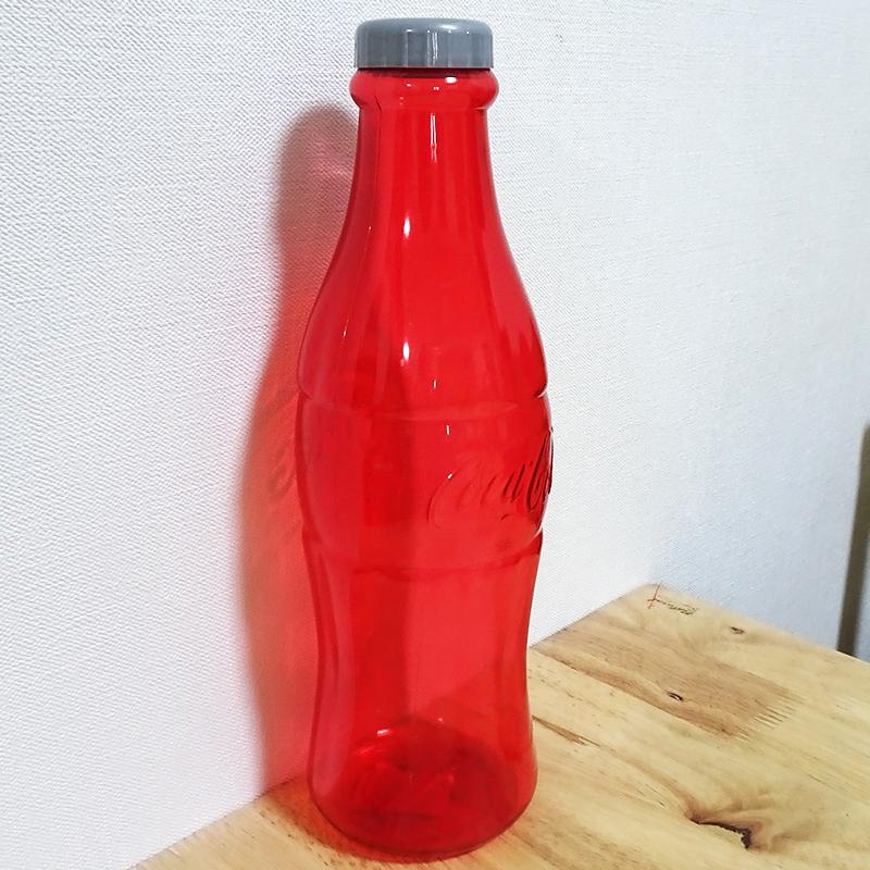Coca Cola（コカコーラ） 貯金箱 かわいい コインバンク レッド クリア